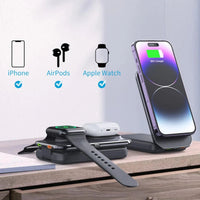 3 in 1 PowerBank for Apple Built-In Charging Cables