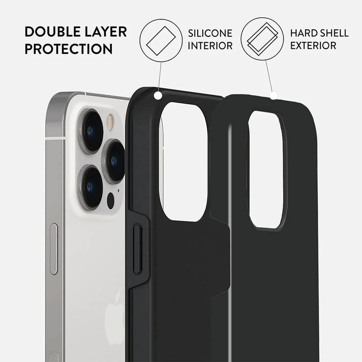 Pure Elegant Black | Pure Color Classic Case Customize Phone Case shipmycase   