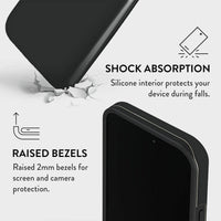 Pure Elegant Black | Pure Color Classic Case Customize Phone Case shipmycase   