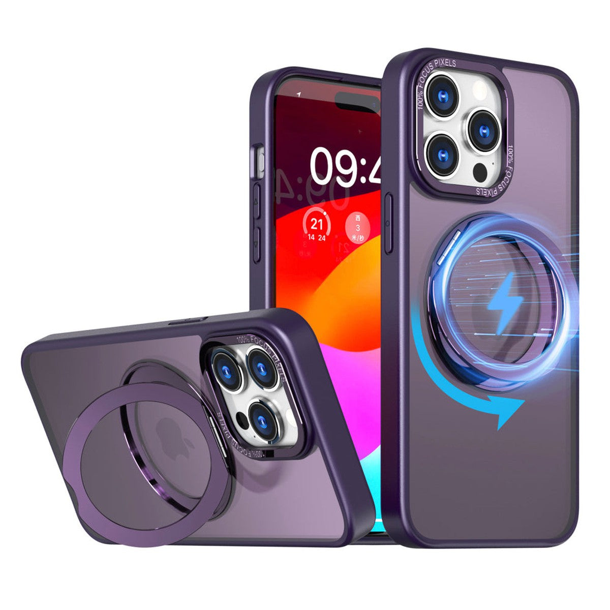 Claud iPhoneCase Shipmycase Claud-Purple iPhone 15 PRO MAX 