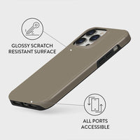 Pure Khaki | Pure Color Classic Case Customize Phone Case shipmycase   