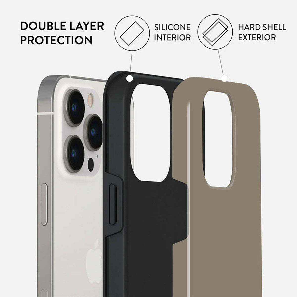 Pure Khaki | Pure Color Classic Case Customize Phone Case shipmycase   