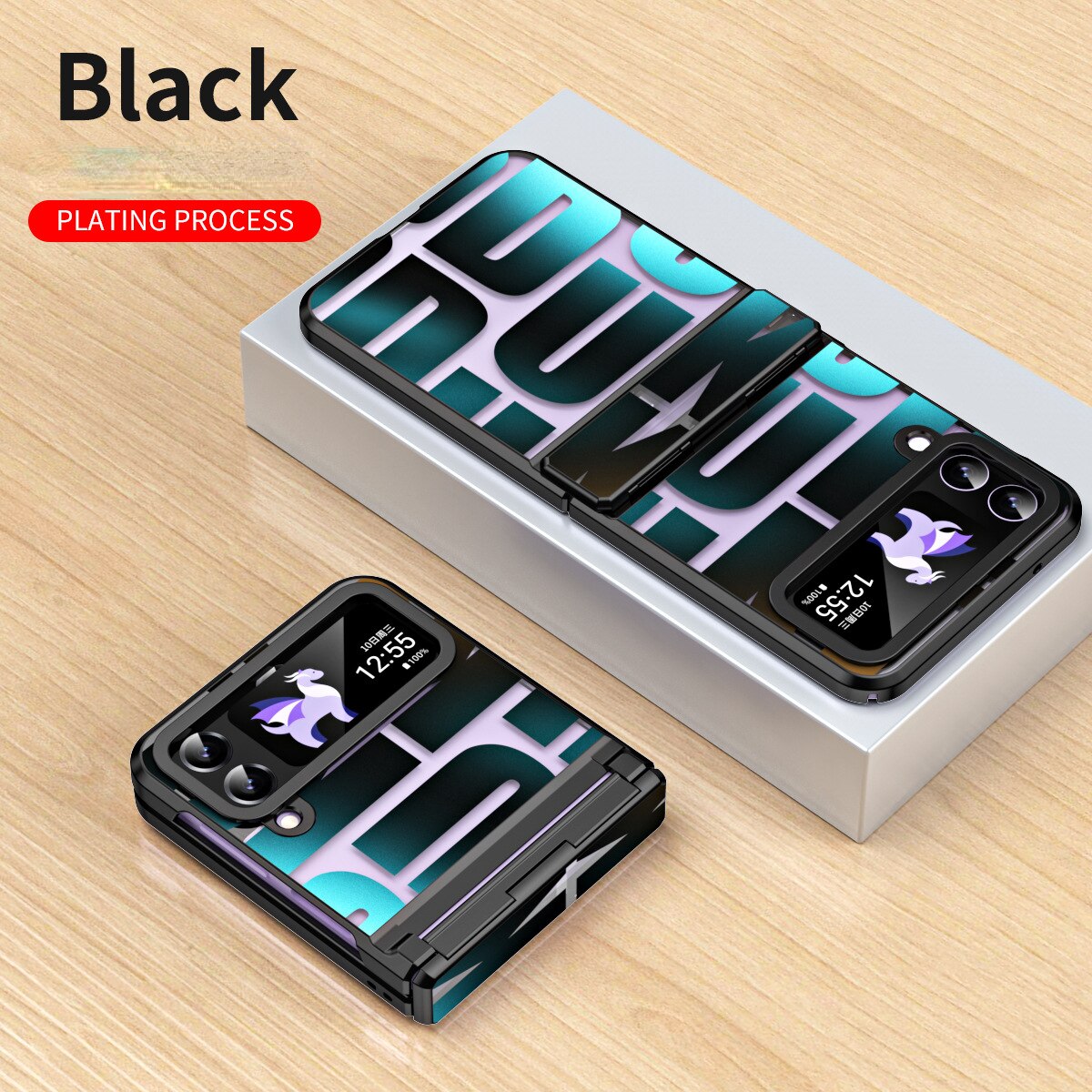 Sachiel Samsung Case Shipmycase Black Galaxy Z Flip 4 
